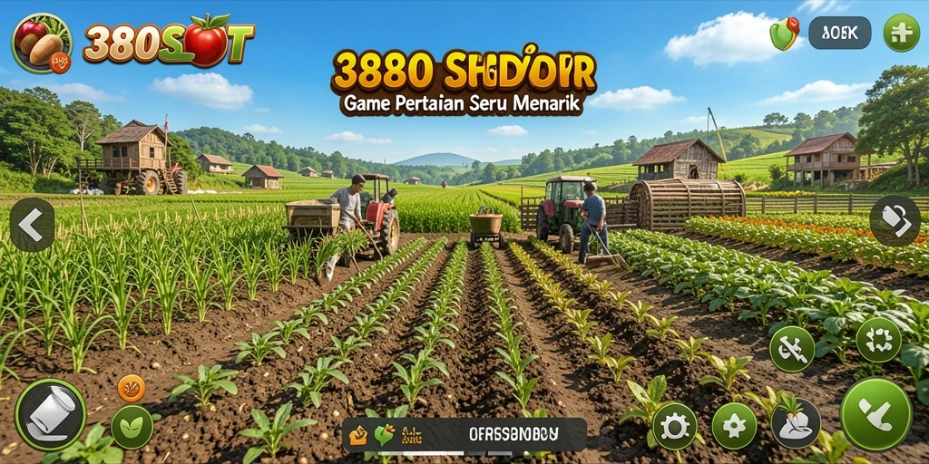 Gameplay seru dan menyenangkan dalam mengelola pertanian.
