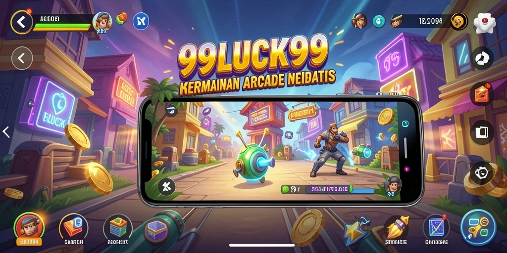 Tampilan gameplay seru dari 99LUCK99 yang penuh warna dan tantangan.