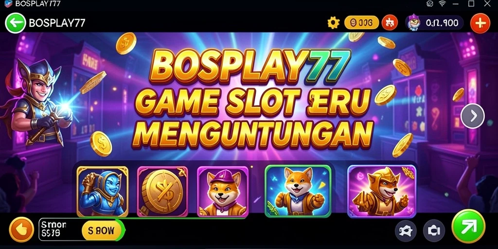 Gameplay menarik di BOSPLAY77 menampilkan beragam Slot yang menghibur.