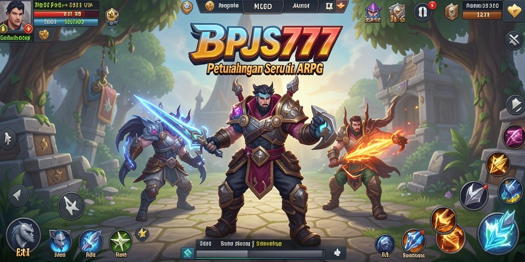 Screenshot menampilkan aksi pertarungan seru dalam BPJS777, game ARPG memikat.