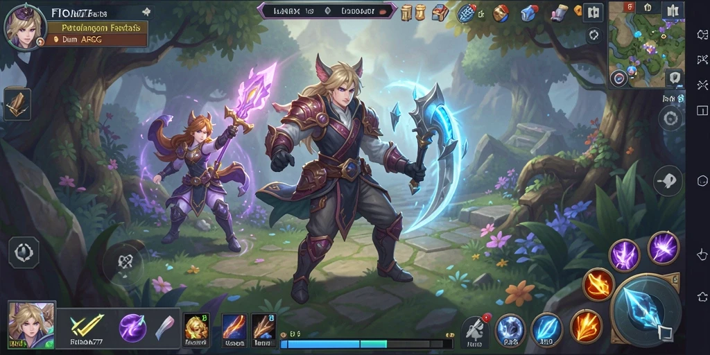 Gameplay mengasyikkan dengan grafis menawan di FIONA77.