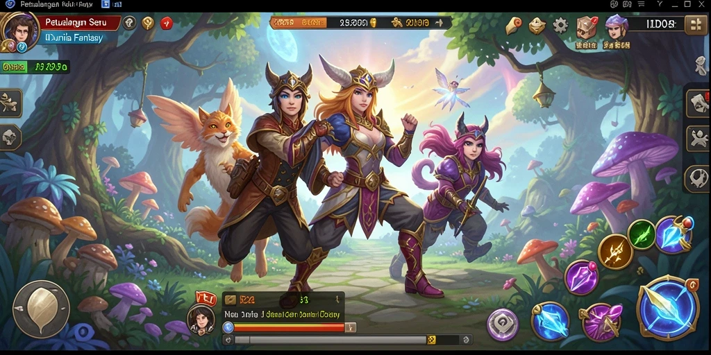Screenshot gameplay ID098 menampilkan karakter menjelajahi dunia penuh petualangan.