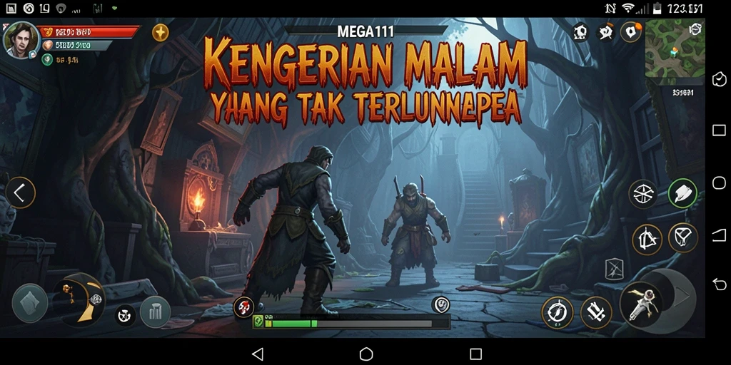 Tampilan gameplay yang seram dan mencekam dari MEGA111