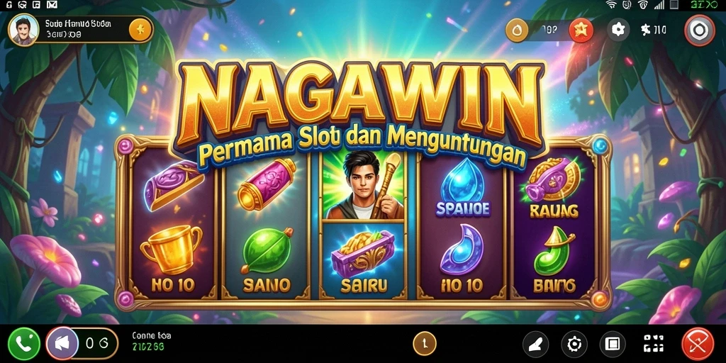 Screenshot NAGAWIN menampilkan keseruan gameplay slot yang mendebarkan.