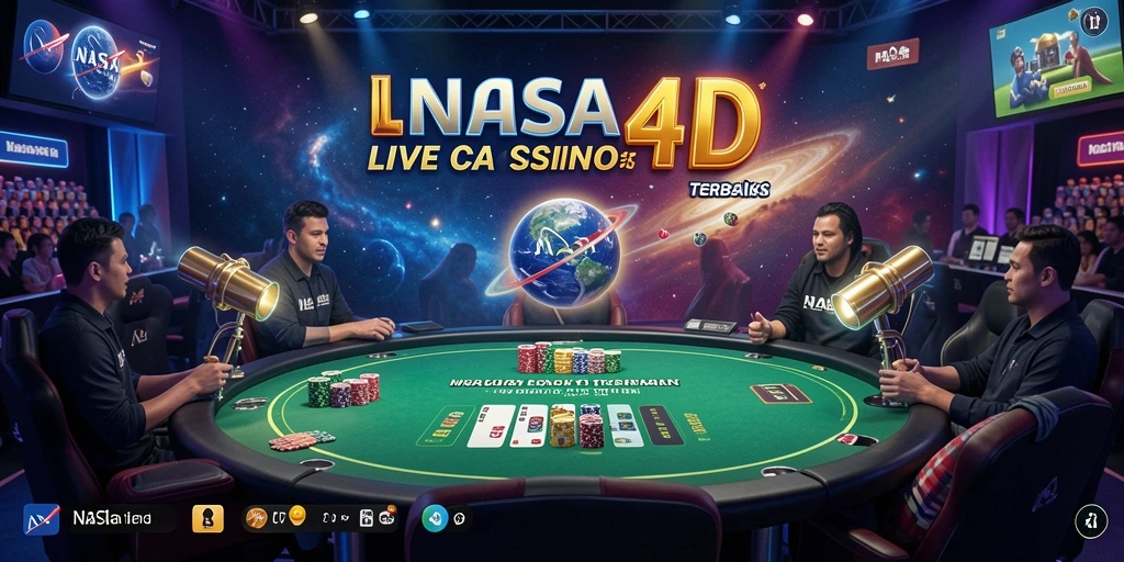Tampilan gameplay menarik saat bermain Live Casino di NASA4D.