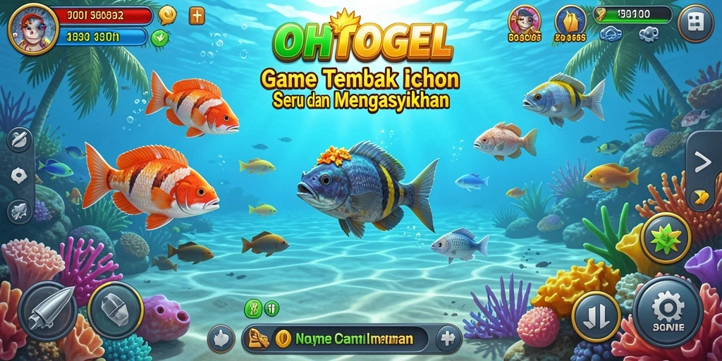 Tangkapan layar OHTOGEL menampilkan aksi seru memancing ikan.