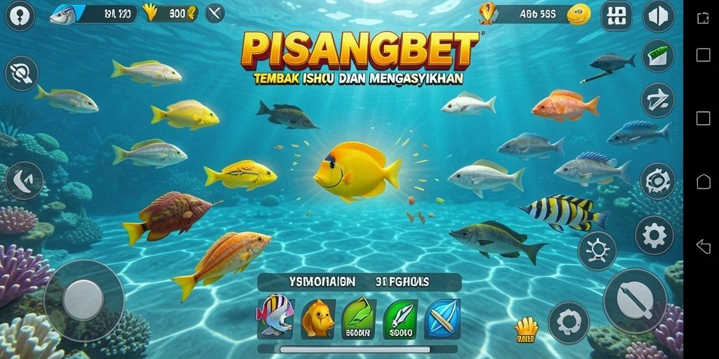 Screenshot gameplay PISANGBET yang penuh aksi Tembak Ikan.