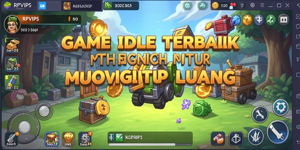 Tangkapan layar RPVIP5 menampilkan gameplay yang menarik dan mekanisme Idle.