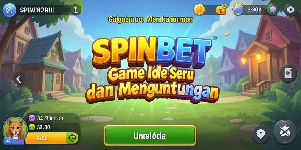 Tampilan gameplay SPINBET yang menarik dan penuh warna.