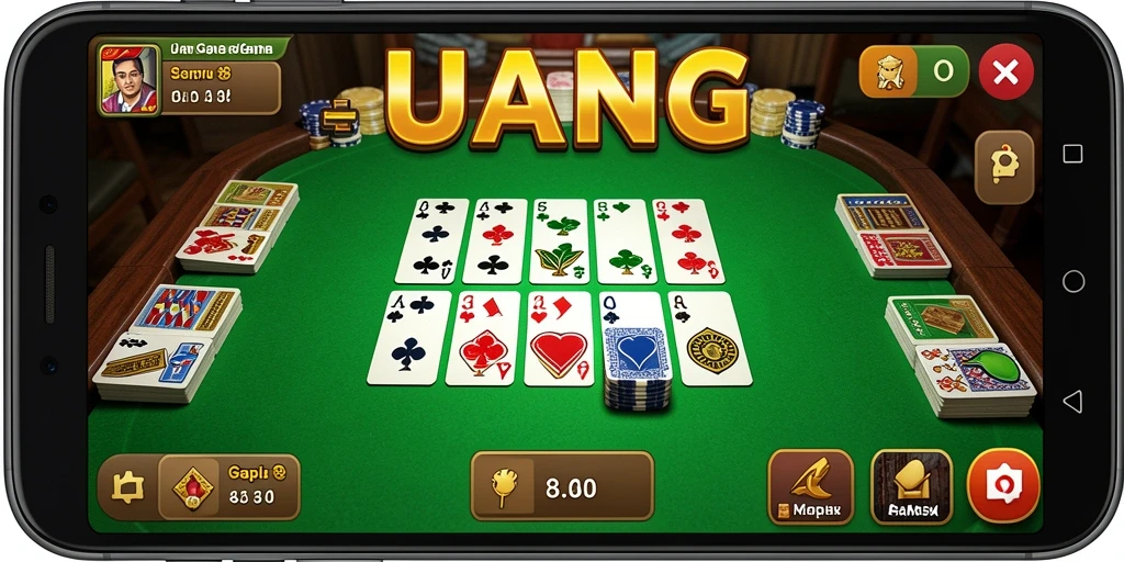 Screenshot gameplay UANG yang menunjukkan keseruan permainan Gaple.